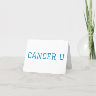 Tarjeta De Agradecimiento Notecnos U de cáncer