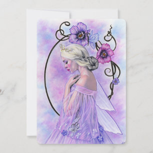 Tarjeta De Agradecimiento Nouveau notecard