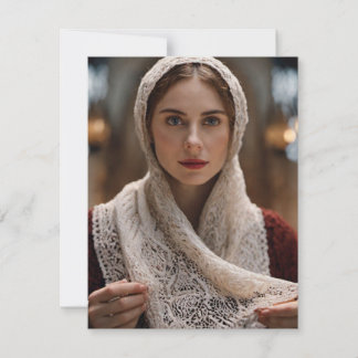 Tarjeta De Agradecimiento Novia del bosque