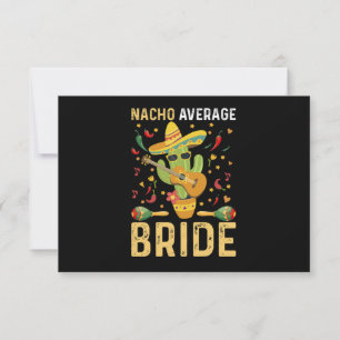 Tarjeta De Agradecimiento Novia No Promedio Cinco De Mayo Boda Mexicana 