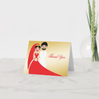 Novia y novio BeardThank blanco de 311 indios