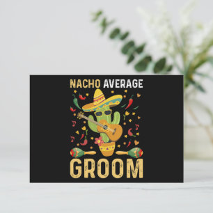 Tarjeta De Agradecimiento Novio promedio Nacho esposo mexicano Cinco De Mayo