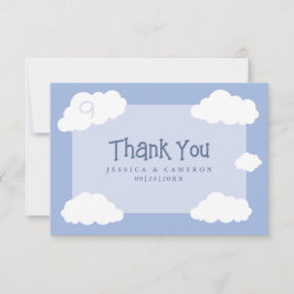 Tarjeta De Agradecimiento Nube de la Boda Nueve Regalo Divertido Caprichoso
