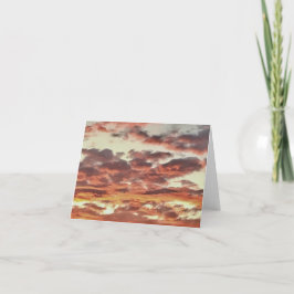 Tarjeta De Agradecimiento Nubes 1