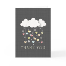 Nubes + Los corazones Baby Shower neutral le