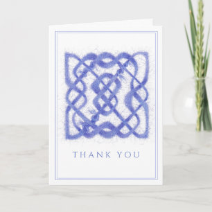 Tarjeta de agradecimiento NUDO CÉLTICO VIOLETA