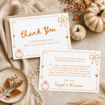 Nuestra Dulce Pequeña Calabaza Doodle Baby Shower