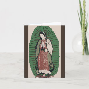 Tarjeta De Agradecimiento Nuestra Señora de Guadalupe