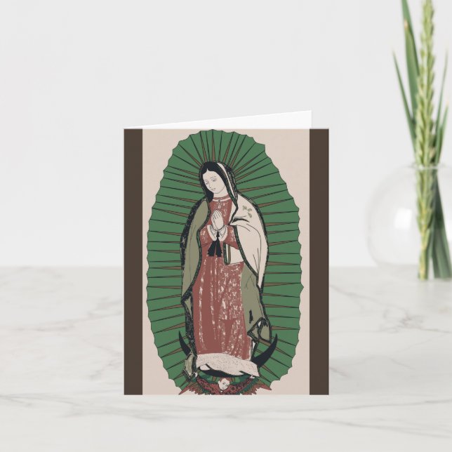 Tarjeta De Agradecimiento Nuestra Señora de Guadalupe (Anverso)