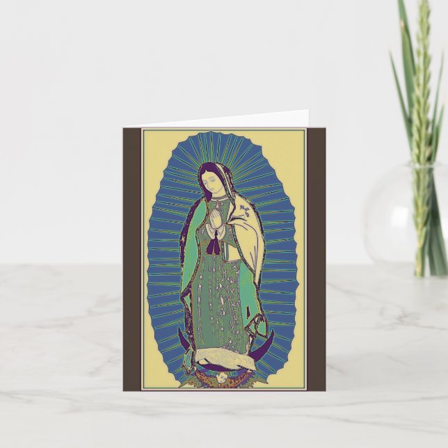 Tarjeta De Agradecimiento Nuestra Señora de Guadalupe (Anverso)