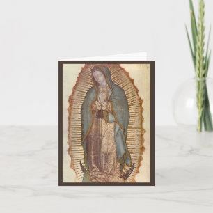 Tarjeta De Agradecimiento Nuestra Señora de Guadalupe