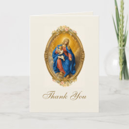 Tarjeta De Agradecimiento Nuestra Señora de Pompei Boda