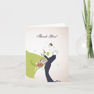Tarjeta De Agradecimiento Nuestro día de boda - gracias cardar