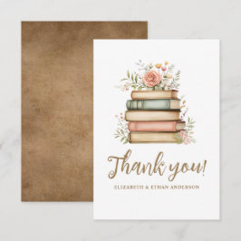 Tarjeta De Agradecimiento Nuestro próximo libro de historias de capítulo Bab