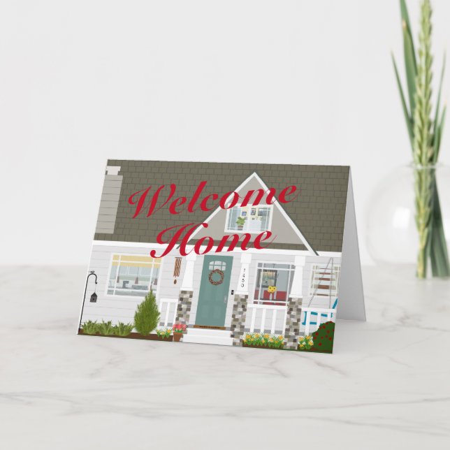 Tarjeta De Agradecimiento Nueva Casa Calentada (Anverso)