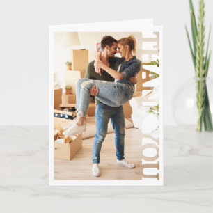 Tarjeta De Agradecimiento nueva casa primera casa Foto Gracias