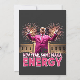 Tarjeta De Agradecimiento Nueva inauguración de MAGA Energy Trump