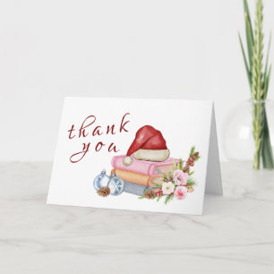 Tarjeta De Agradecimiento Nuevo capítulo comienza Fiesta de bebé de flores d