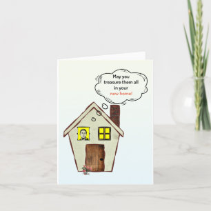 Tarjeta De Agradecimiento nuevo hogar, ¡felicitaciones!