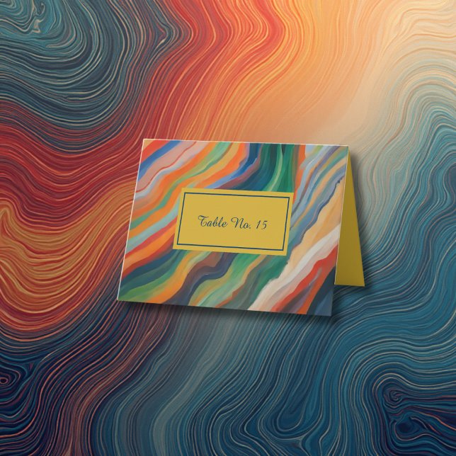 Tarjeta De Agradecimiento números de la tabla de bodas de destino africano d (Subido por el creador)