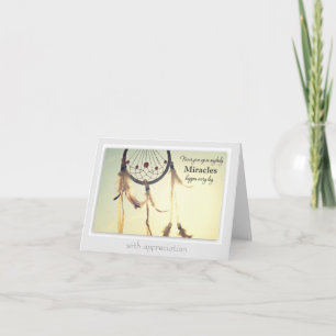 Tarjeta de agradecimiento (Nunca se rinda)