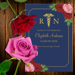 Tarjeta De Agradecimiento Nurse Graduation