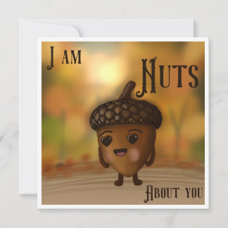Tarjeta De Agradecimiento Nuts About You