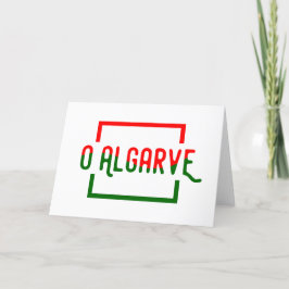 Tarjeta De Agradecimiento O Algarve