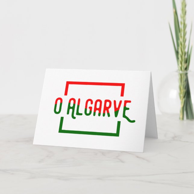 Tarjeta De Agradecimiento O Algarve (Anverso)