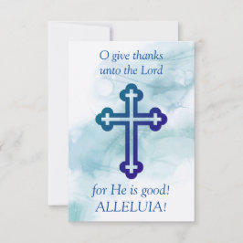 Tarjeta De Agradecimiento O Dales gracias al Señor