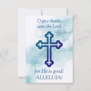 Tarjeta De Agradecimiento O Dales gracias al Señor