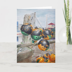 Tarjeta De Agradecimiento Obra de Arte de Topes de Muelle