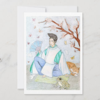 Tarjeta De Agradecimiento Obra original de Abe no Seimei