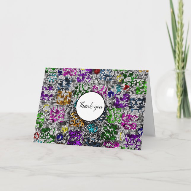 Tarjeta De Agradecimiento Obsessive Behavior (Anverso)