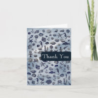 Ocean Sea Life Nautical Seashells Beach Wedding