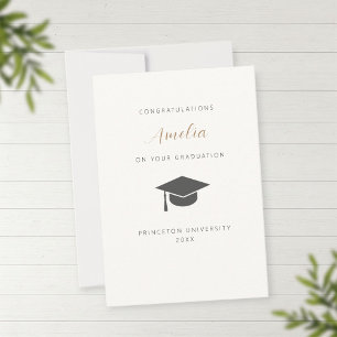 Tarjeta De Agradecimiento Oersonalized graduation card