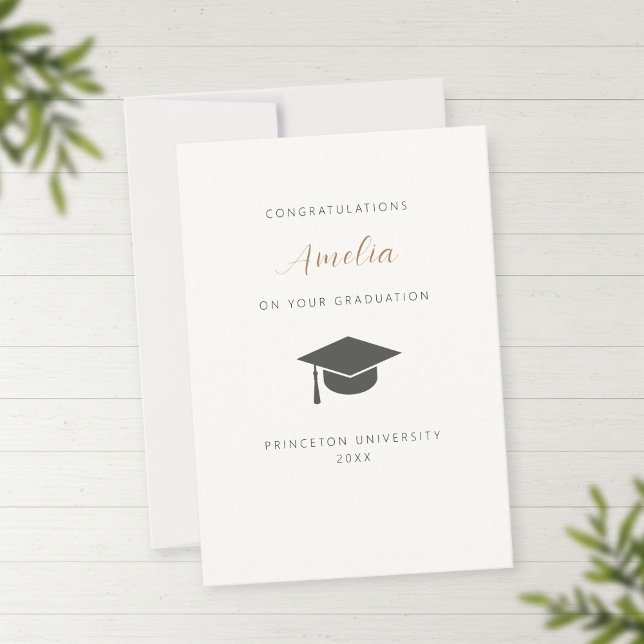 Tarjeta De Agradecimiento Oersonalized graduation card (Subido por el creador)