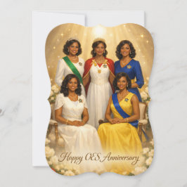 Tarjeta De Agradecimiento OES Anniversary, Years of Service