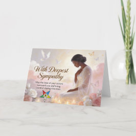 Tarjeta De Agradecimiento OES Memorial Breavement, Sympathy