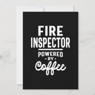Tarjeta De Agradecimiento Oferta de cargo de inspector de incendios
