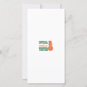 Tarjeta De Agradecimiento Oficial Cookie Tester
