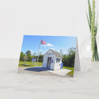 Tarjeta De Agradecimiento Oficina de Correos de Ochopee, Florida, la más peq