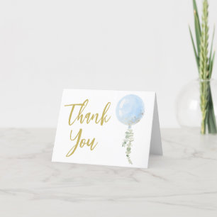 Tarjeta De Agradecimiento Oh Boy Baby Shower Thank You Card