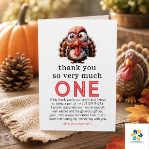 Tarjeta De Agradecimiento Oh qué es divertido Caricaturas Turquía Primer cum