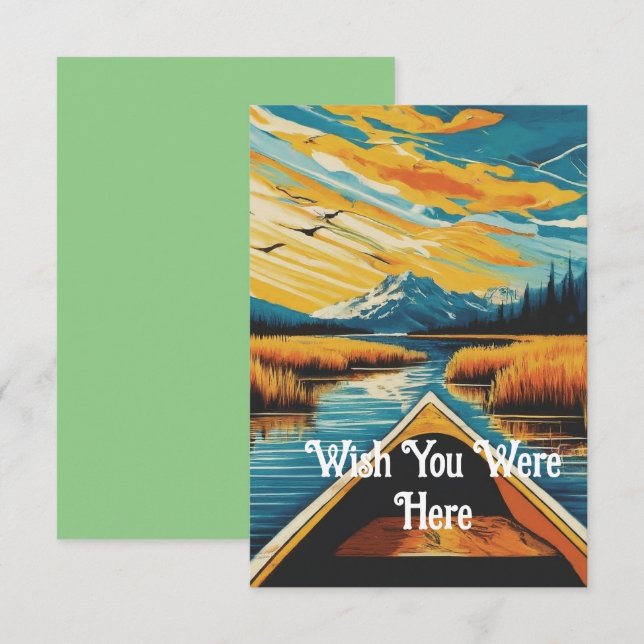 Tarjeta De Agradecimiento Ojalá Estuvieras Aquí Personaliza Tu Texto (Anverso / Reverso)