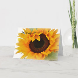 Tarjeta De Agradecimiento Ojos soleados