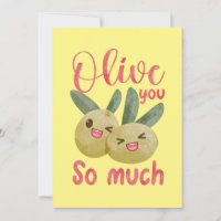 Olive You Tanta Graciosa Comida Pun