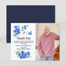 Tarjeta De Agradecimiento Olvídenme, no floral Gracias a la simpatía del fun