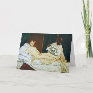 Tarjeta De Agradecimiento Olympia de Manet