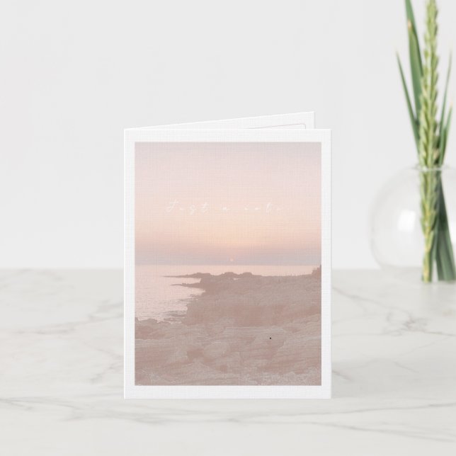 Tarjeta De Agradecimiento Once upon a Beirut (Anverso)